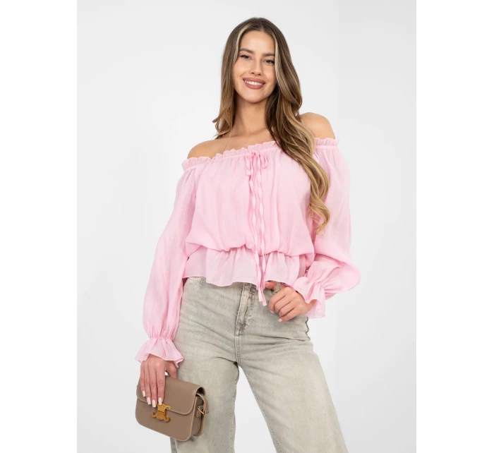 Blúzka MI BZ 27846.12 svetlo ružová