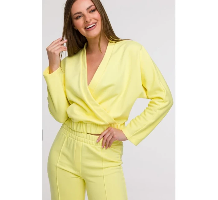 Kalhoty se širokými nohavicemi a předními  model 21047260 - BeWear