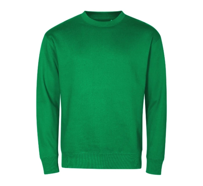 Posádková mikina unisex stredne zelená