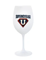 SUPERUČITELKA (MARK) - pohár na biele víno 350 ml