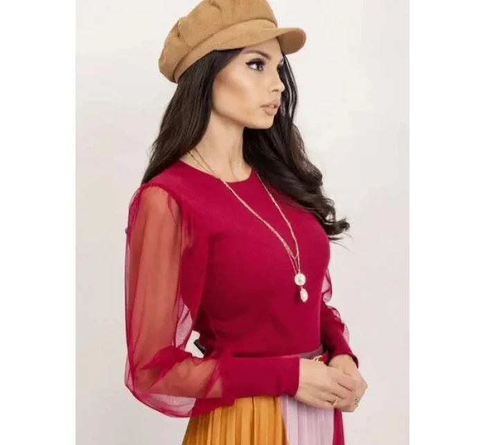 Dámska blúzka RV BZ 5192.16 Bordeaux - Rue Paris Dámska blúzka RV BZ 5192.16 Bordeaux - Rue Paris