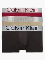 Pánske boxerky NB3074A 6IF čierna/béžová/bordó - Calvin Klein