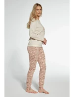 DÁMSKE PYŽAMO DR 671/344 VEČERNÉ