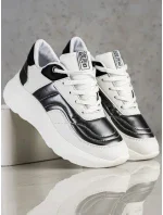 Trendy tenisky dámske biele bez podpätku Trendy tenisky dámske biele bez podpätku