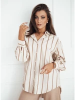 TENESI dámska košeľa béžová FashionStreet DY0380