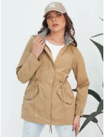 Dámská bunda tmavě béžová Dstreet model 21977375 - FashionStreet