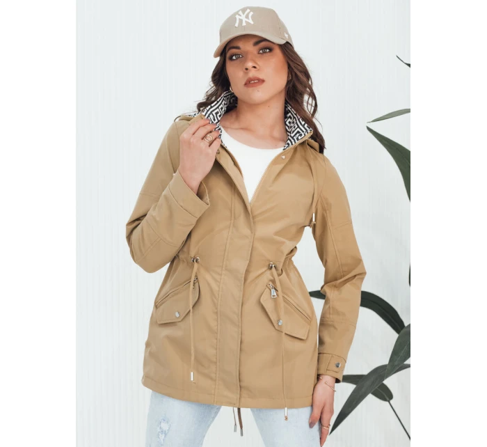 Dámská bunda tmavě béžová Dstreet model 21977375 - FashionStreet