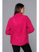 Krátky ružový prehoz cez oblečenie typu alpaka (CJ65)