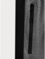 Tmavosivé pánske športové kraťasy (8K281-5)