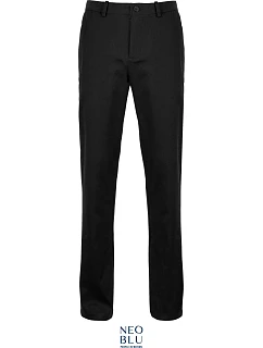 Men Pánské chino kalhoty deep black model 22500189 - NEOBLU