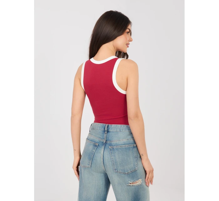 Top model 22024830 ciemny czerwony - FPrice