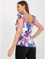 Dámsky top WN TP 1482 4.67 biely a tmavomodrý Dámsky top WN TP 1482 4.67 biely a tmavomodrý