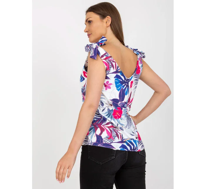 Dámsky top WN TP 1482 4.67 biely a tmavomodrý Dámsky top WN TP 1482 4.67 biely a tmavomodrý