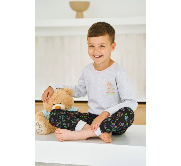 3498 CHLAPČENSKÉ DLHÉ PYŽAMO LIAM 122-140