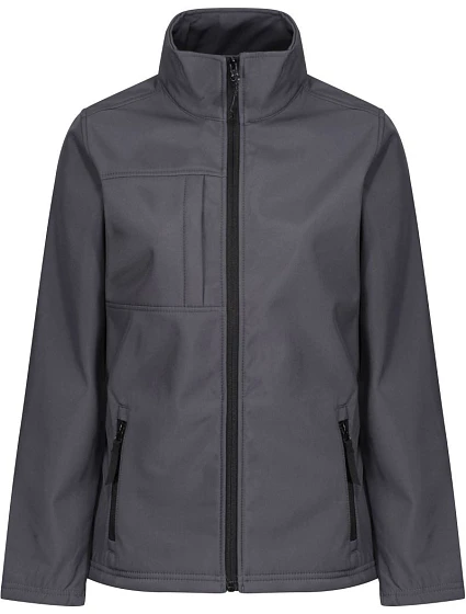 Regatta TRA 689 Dámska 3-vrstvová softshellová bunda „Octagon II“ 36.A689 seal grey/black Regatta TRA 689 Dámska 3-vrstvová softshellová bunda „Octagon II“ 36.A689 seal grey/black