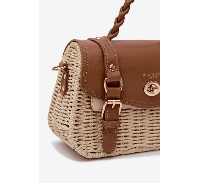 Malá Béžovo-Hnědá Taška S Pletem Marline