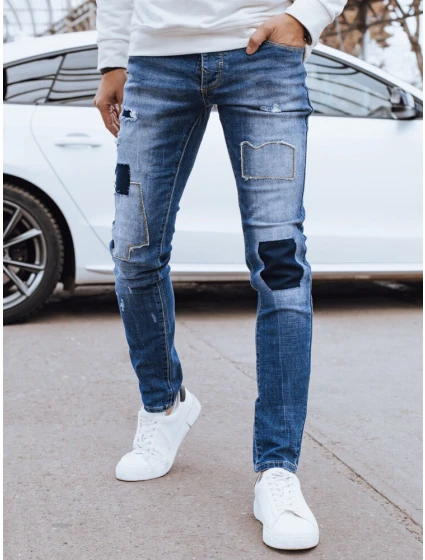 FashionStreet pánske modré džínsové nohavice UX4297