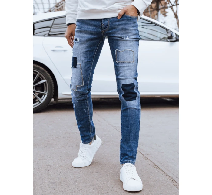 FashionStreet pánske modré džínsové nohavice UX4297