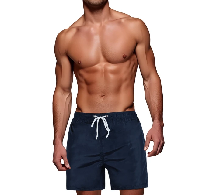 Pánske plavecké šortky tmavomodré FashionStreet SX2526