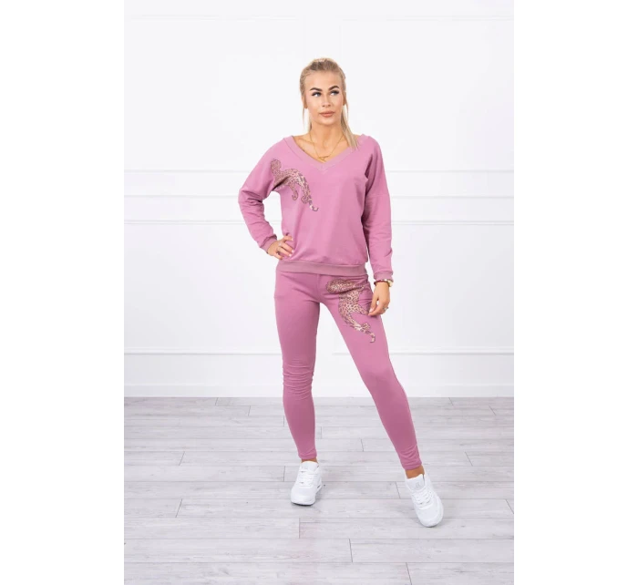 Zirkónová sada panther tmavo ružová Zirkónová sada panther tmavo ružová