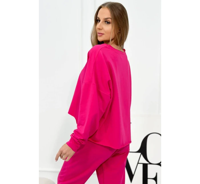 Set 2dílná mikina + kalhoty fuchsie Set 2dílná mikina + kalhoty fuchsie
