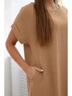 Šaty s kapsami Velbloud