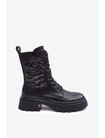 Kožené Workery Botky  Černé model 21633968 - S.Barski