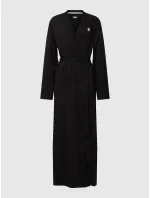 Dlhý dámsky župan YI2022635 001 čierny - DKNY Dlhý dámsky župan YI2022635 001 čierny - DKNY
