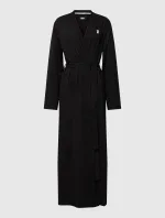 Dlhý dámsky župan YI2022635 001 čierny - DKNY