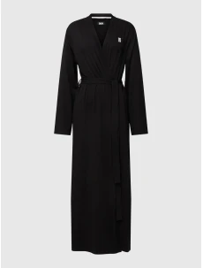 Dlhý dámsky župan YI2022635 001 čierny - DKNY
