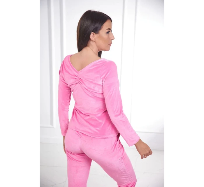 Velurová souprava model 20704015 růžová - Kesi