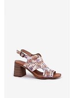 Dámske sandále RM24125 pink - Jezzi