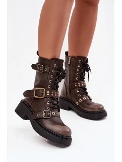 Šnurovanie vyšší model 219841 Krok v štýle