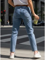 Dámske džínsové nohavice s opaskom FashionStreet UY2885 Dámske džínsové nohavice s opaskom FashionStreet UY2885