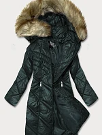 Dámska prešívaná bunda tmavozelená (H-97-2)