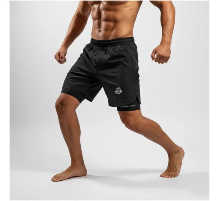 MMA šortky s legínami čierne DBX Bushido