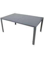 ZÁHRADNÝ STÔL 150x90x73 cm tmavosivý