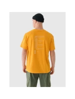 Pánske tričko oversize s potlačou 4F 4FRAW24TTSHM2578-70S