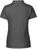 O Dámské piqué polo z bio bavlny dark heather model 22503796 - Neutral O Dámské piqué polo z bio bavlny dark heather model 22503796 - Neutral