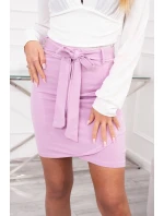 model 18744845 sukně s vázáním v pase fialová - K-Fashion