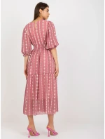 Sukienka LK SK 508963 1.38 ciemny różowy