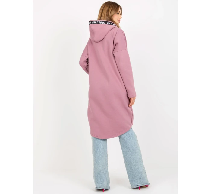 Mikina RV BL 6683.00P tmavo ružová