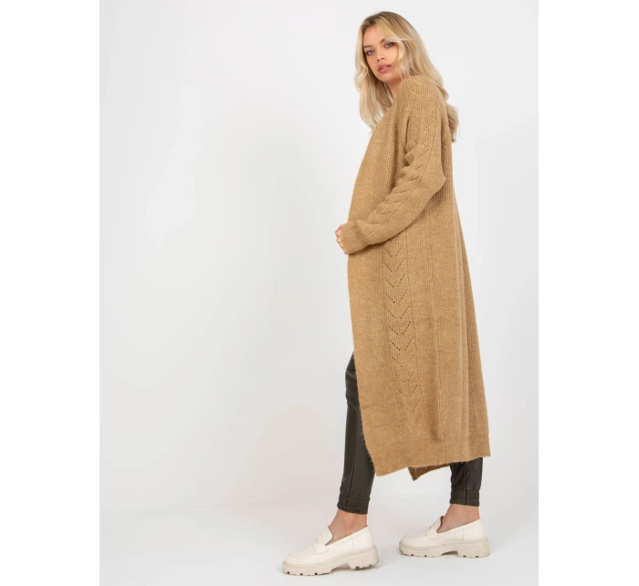 Kardigan VI SW model 21185766 camelowy - FPrice