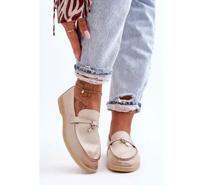 Dámské Klasické Mokasíny Bežové Cortez Dámské Klasické Mokasíny Bežové Cortez