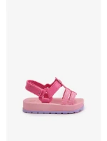 Detské voňavé sandále na suchý zips ZAXY Pink