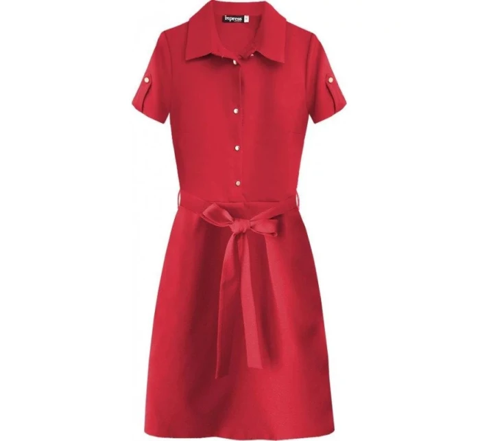 Dámske šaty s golierikom 431 - Inpress Dámske šaty s golierikom 431 - Inpress