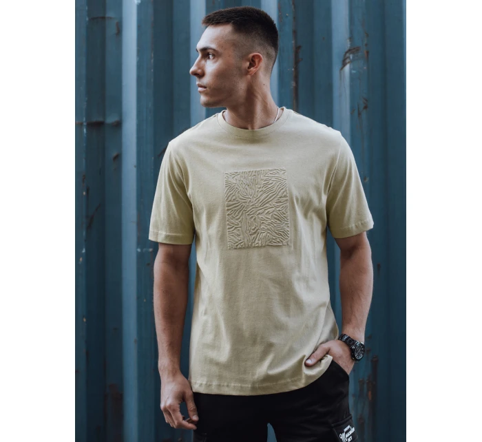 FashionStreet béžové pánske tričko RX5518