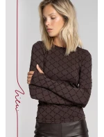 Blúzka Gatta Zień 43154 Bezšvový monogram S-XL Blúzka Gatta Zień 43154 Bezšvový monogram S-XL