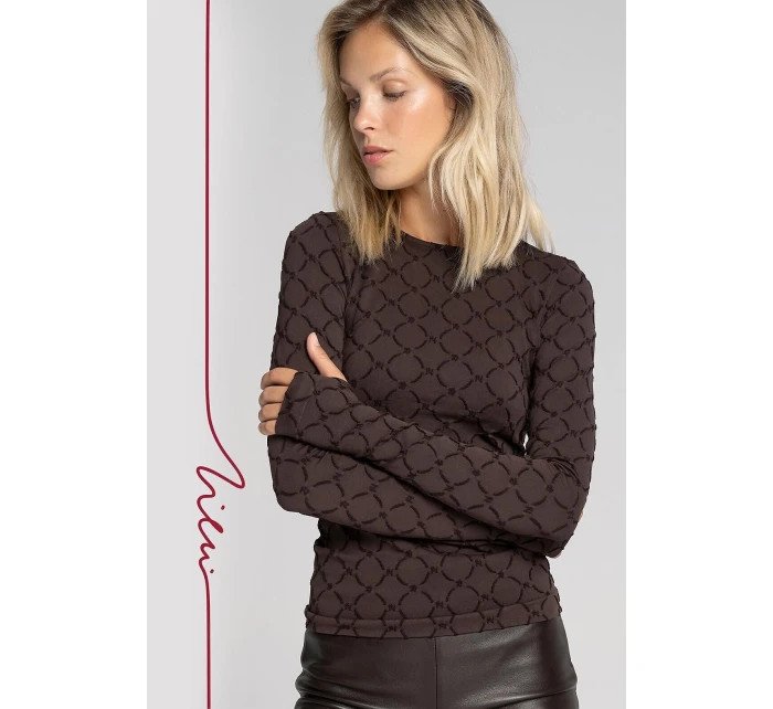 Blúzka Gatta Zień 43154 Bezšvový monogram S-XL Blúzka Gatta Zień 43154 Bezšvový monogram S-XL