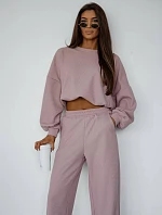 Dámska súprava blúzka + nohavice Powder Pink (821108)